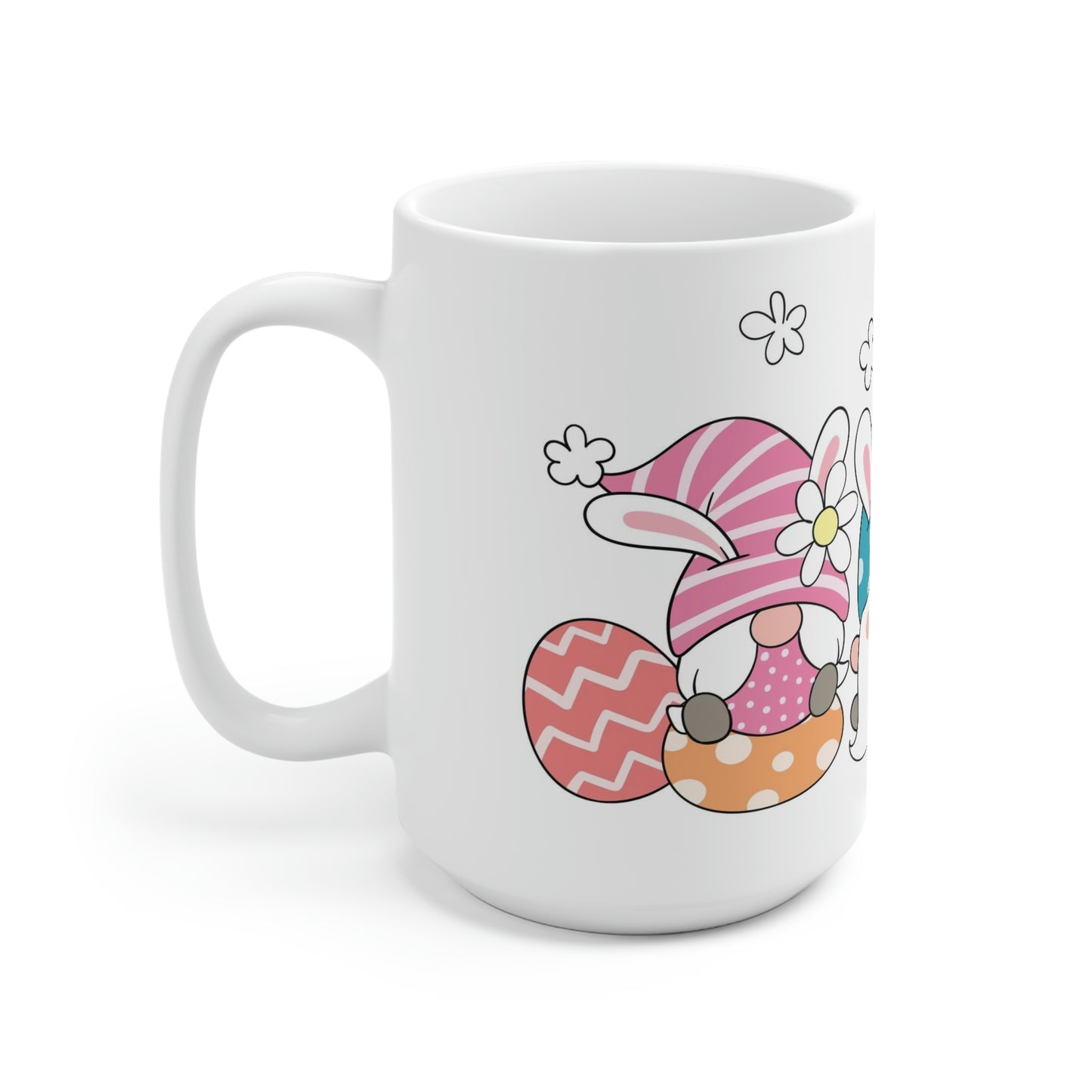 Ceramic Mug - Easter Gnomes - 15oz