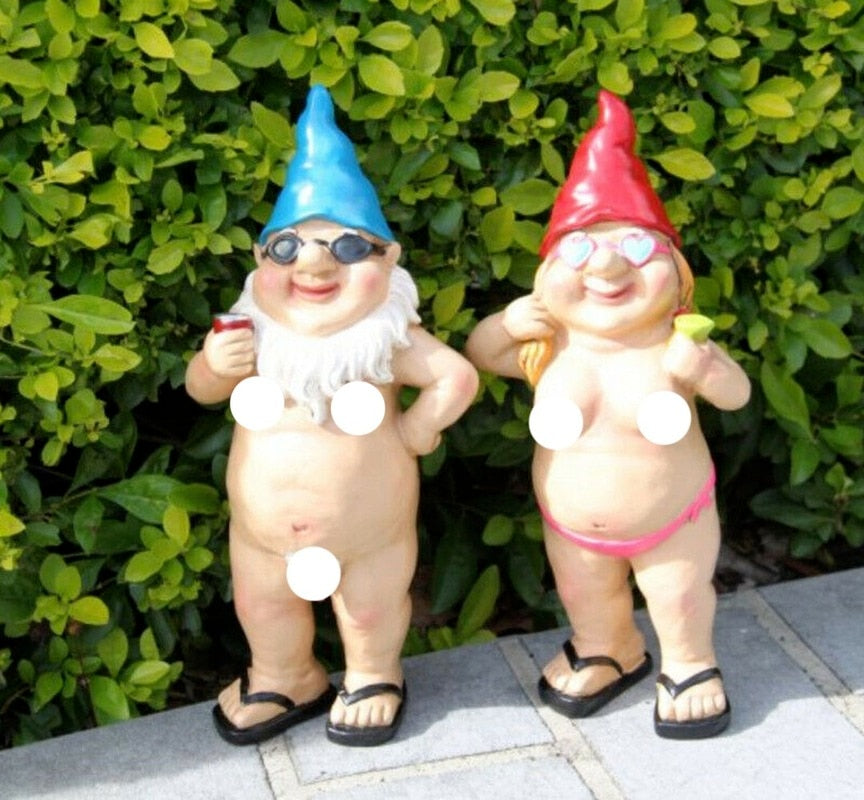 Funny Nude Gnomes