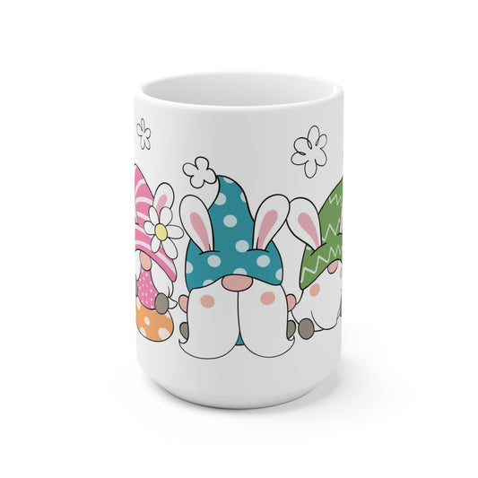 Ceramic Mug - Easter Gnomes - 15oz